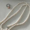 463-1 100cm Threaded Baroque Freshwater Pearl Necklace