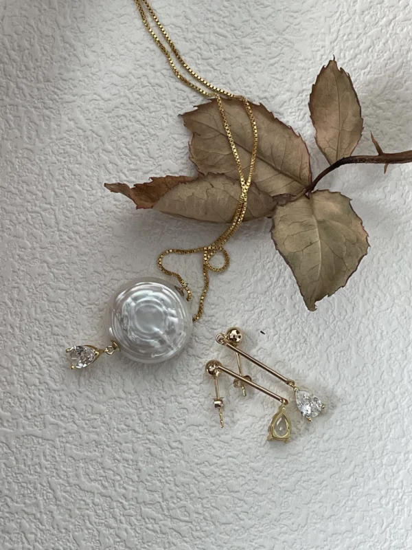 14k Gold-Plated, Zirconia Silver - Roman Holiday Style