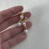 Fusion Grace Earrings – 14K Gold Baroque Pearls