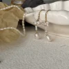 Freshwater Pearl Blooming Petal Drop Earrings