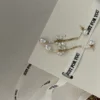 Freshwater Pearl Blooming Petal Drop Earrings
