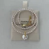 Heart-Shaped Baroque Freshwater Pearl Light Pink Beaded Necklace