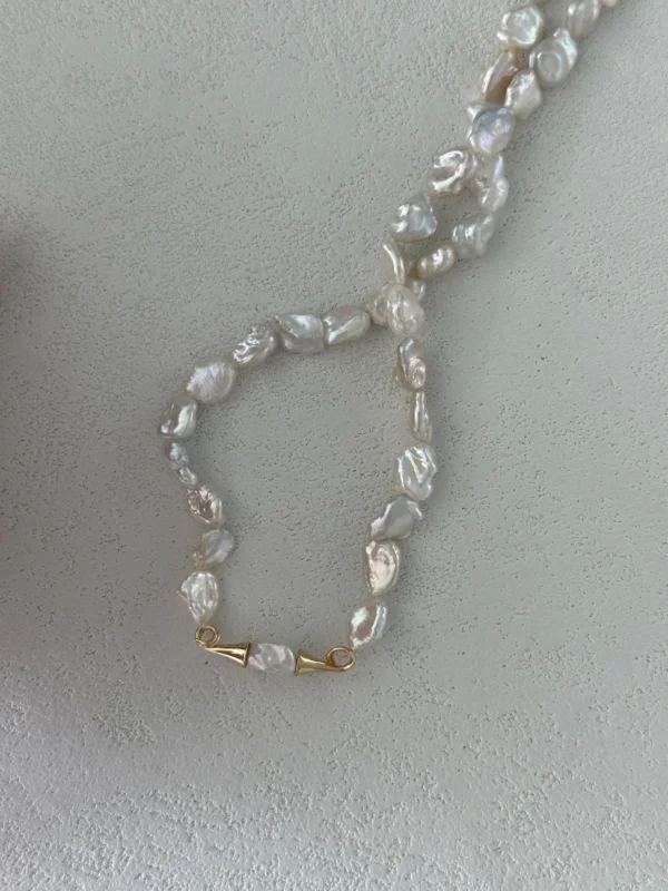 Freshwater Keshi Pearl Strand Necklace