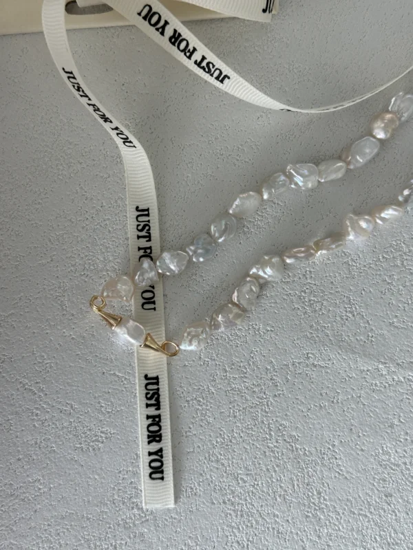 Freshwater Keshi Pearl Strand Necklace