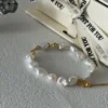 Seawater peach bracelet baroque pearl bracelet