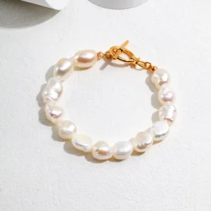 Baroque Shaped Pearl Bracelet