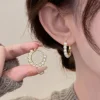 High-end simple pearl earrings