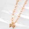 S925 silver natural baroque pearl necklace