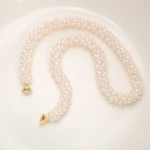 3.5-4.5mm White Freshwater Pearls Necklace