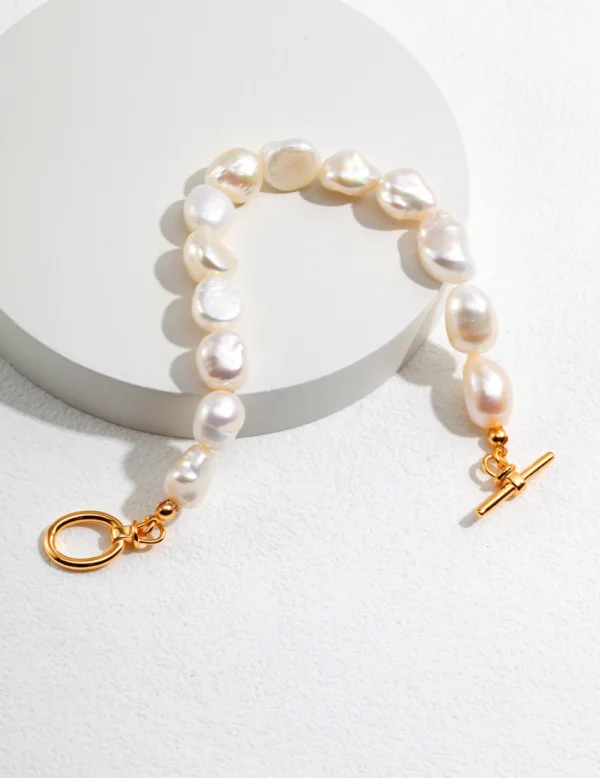 Baroque Shaped Pearl Bracelet