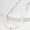 S925 Silver hallmark on clasp of Petal Rain Baroque Pearl Necklace