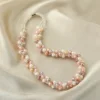 Color Pearl Twist Necklace color freshwater pearl twist braided necklace with magnetic clasp