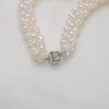 mini freshwater pearl bracelet with silver lantern clasp